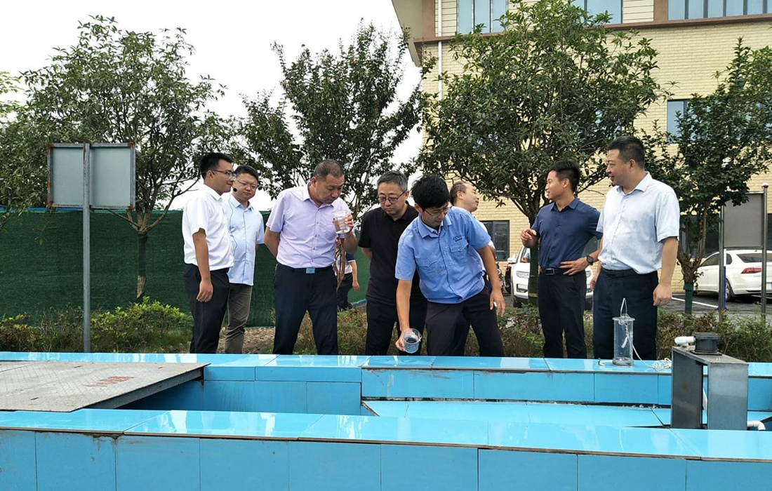 省生态环境厅驻鄂北专员办一行查看伙牌污水处理厂出水水质情况1.jpg